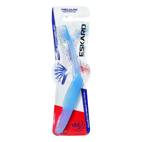 eskard-medium-folding-travel-toothbrush-with-protective-case