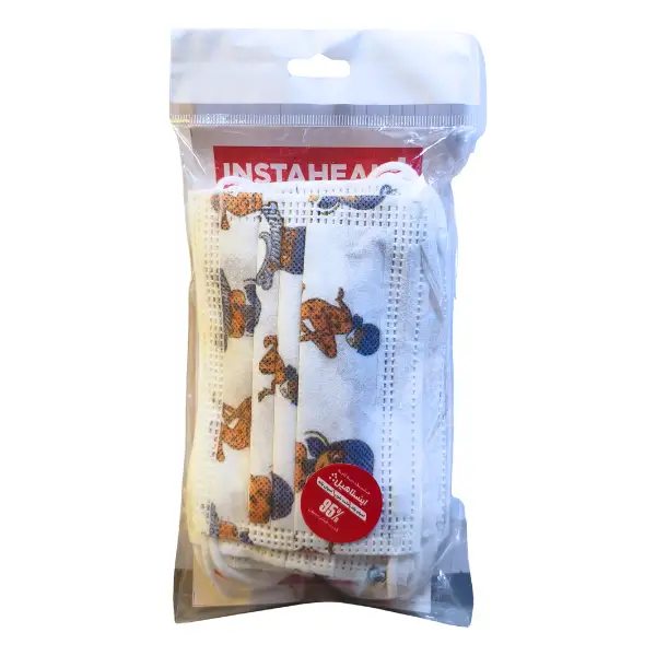 instaheal-3-layer-child-mask-ladybug-design-15-pcs