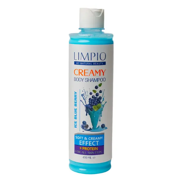 limpio-creamy-body-shampoo-blueberry-ice-cream-scent-400ml